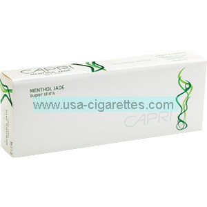 Capri Menthol Jade 100's cigarettes